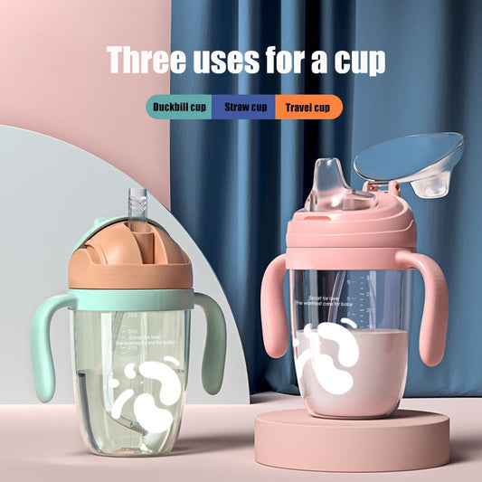 3 In 1 Child Water Bottle Baby Sippy Cups