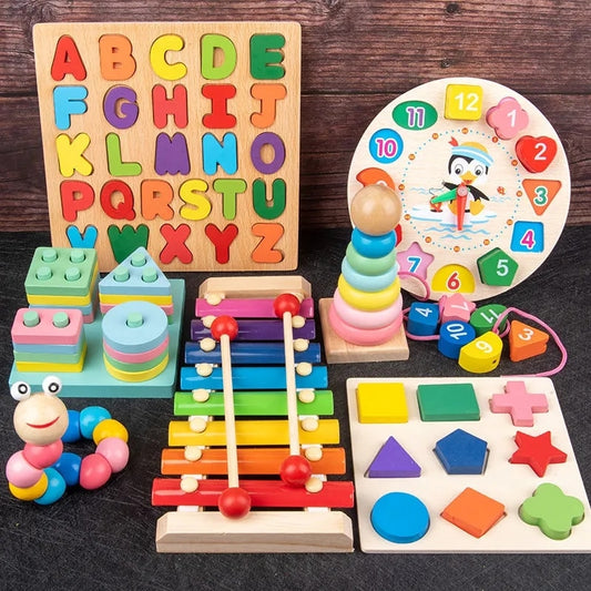 Montessori Wooden Toys for Babies