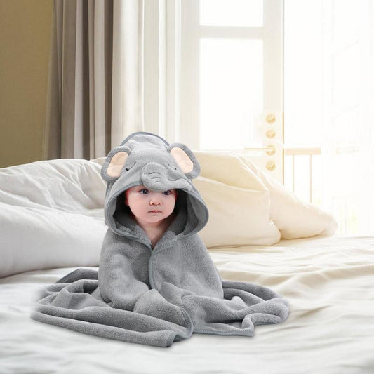 Bear Ears Baby Bath Towel For Newborns Infants And Toddlers